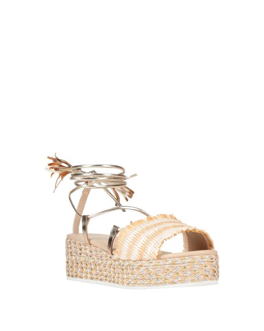Manila Grace Natural Sandals