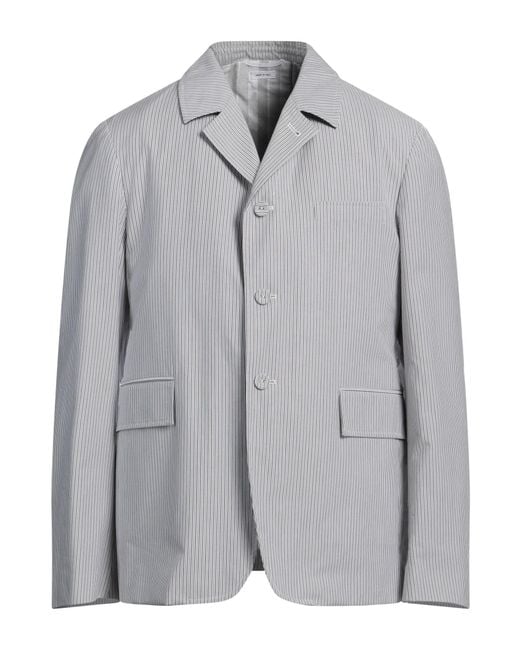 Thom Browne Gray Blazer Cotton for men