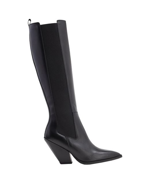 8 by YOOX Black Knee Boots