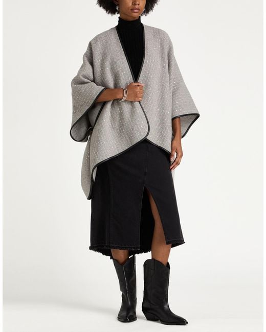 Twinset Gray Cape