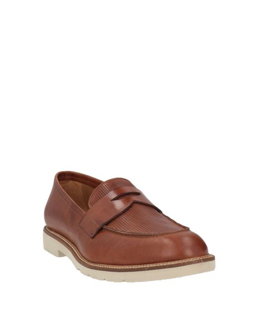 Baldinini Brown Loafers Leather for men