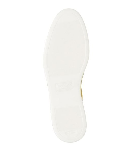 Doucal's Yellow Marigold Loafers Leather
