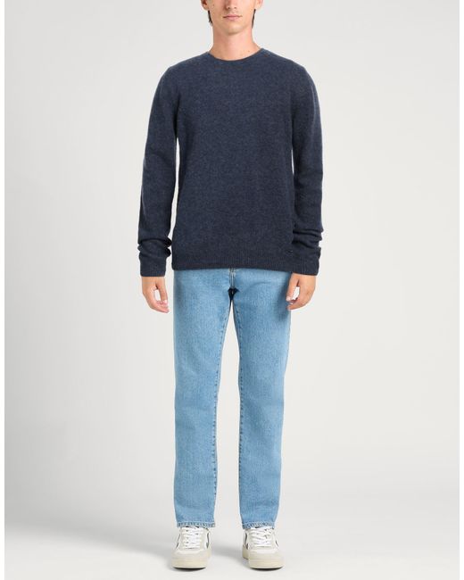 Brooksfield Blue Sweater Wool, Polyamide for men