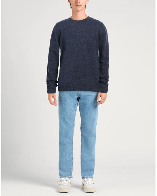 Brooksfield Blue Sweater Wool, Polyamide for men