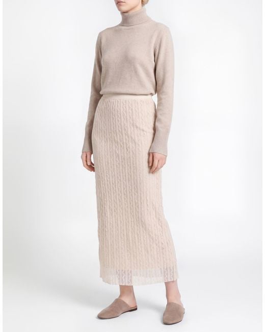 MAX&Co. White Maxi Skirt