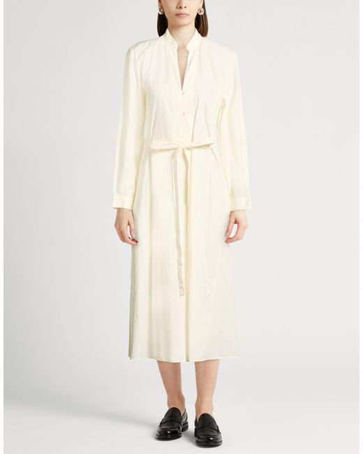 Antik Batik White Midi Dress