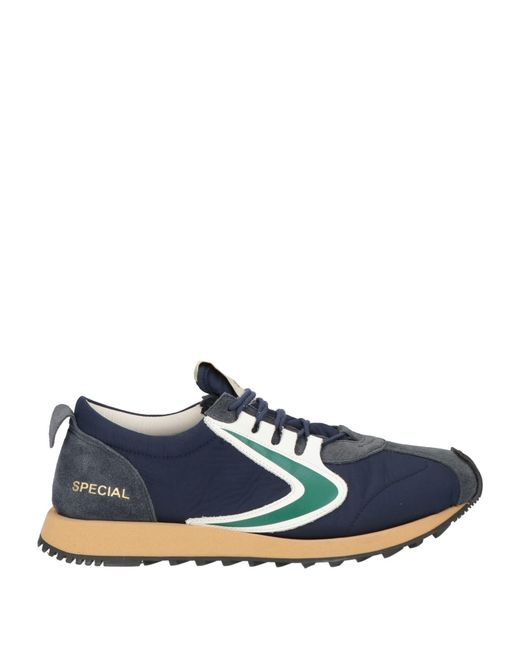 Valsport Blue Midnight Sneakers Textile Fibers, Leather for men