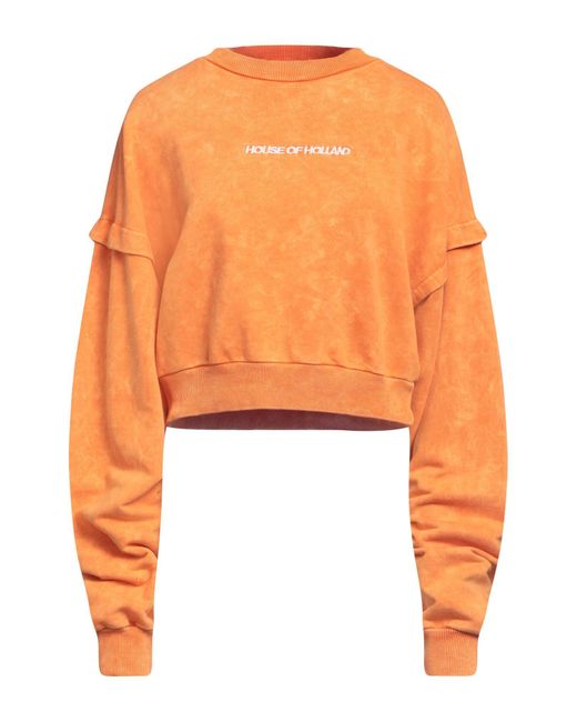 House of Holland Orange Sweatshirt