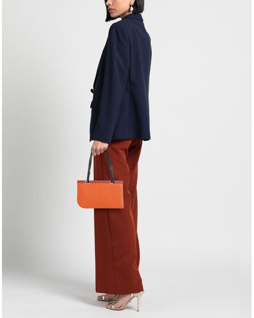 Valextra Orange Shoulder Bag