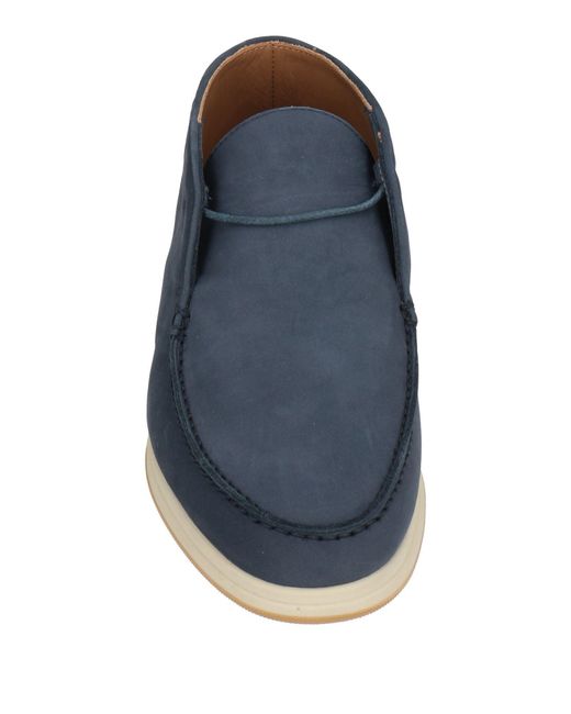 Mandelli Blue Ankle Boots Leather for men