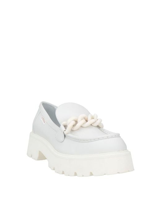 Le Silla White Loafer