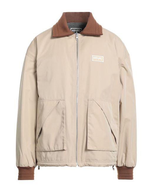 KENZO Natural Jacket Cotton, Polyamide for men