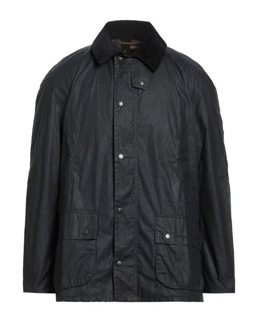 Barbour Black Jacket Cotton for men