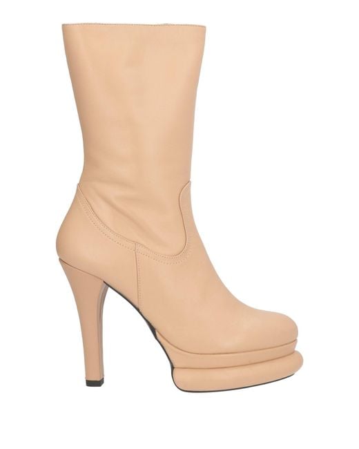 Paloma Barceló Natural Ankle Boots