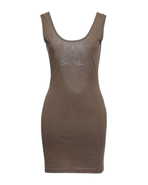 Odi Et Amo Brown Mini Dress