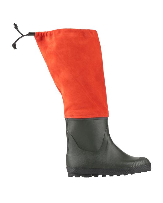 Ludwig Reiter Red Boot Rubber, Leather