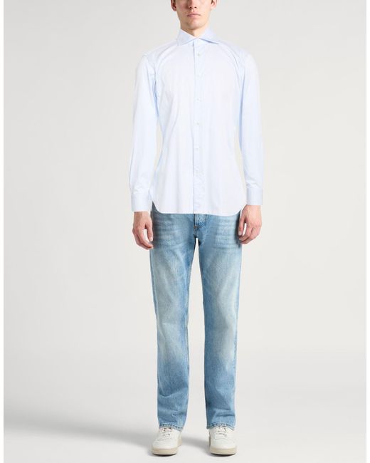 Zegna White Light Shirt Cotton for men