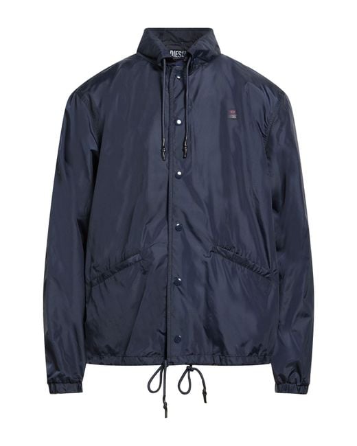 DIESEL Blue Jacket for men