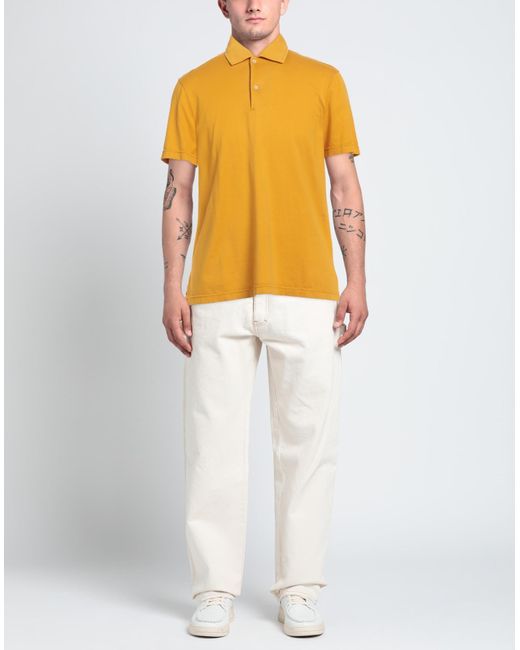 Aspesi Yellow Polo Shirt for men