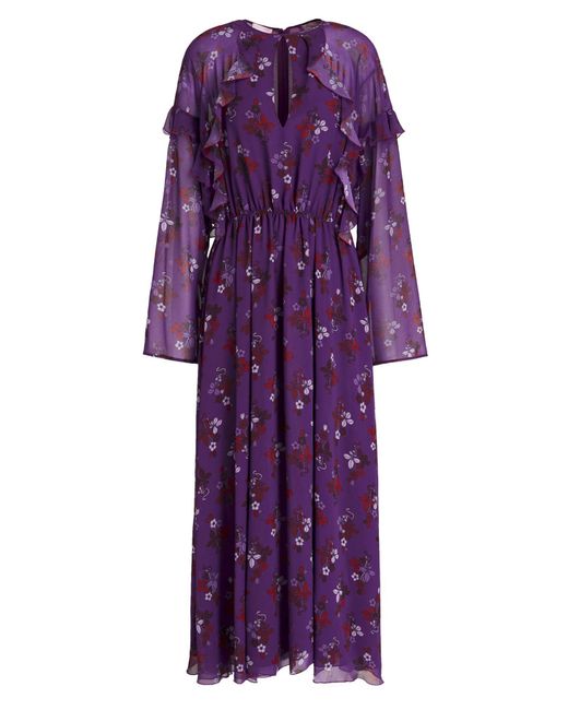 Giamba Purple Maxi Dress