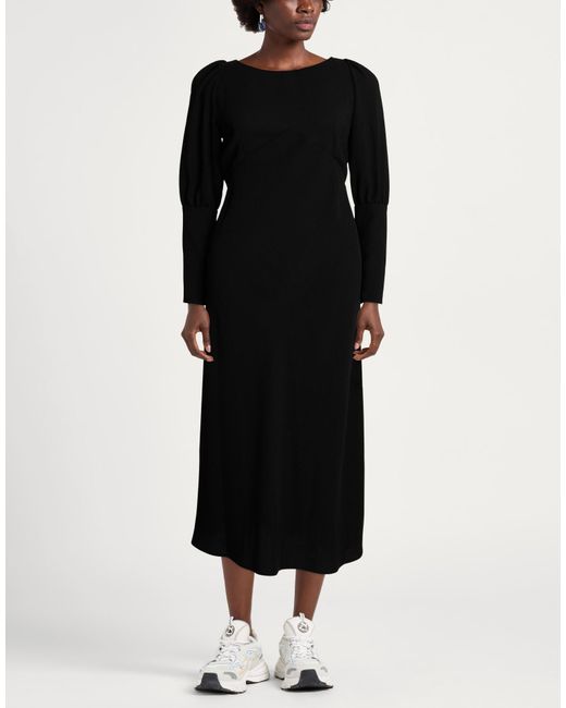 Ines De La Fressange Paris Black Midi Dress