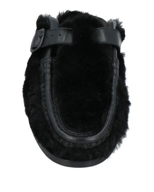 Hereu Black Mules & Clogs