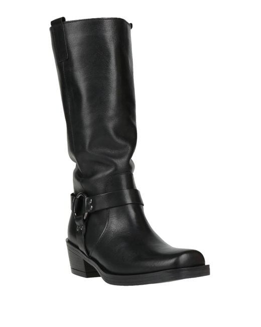 Ottod'Ame Black Boot Leather