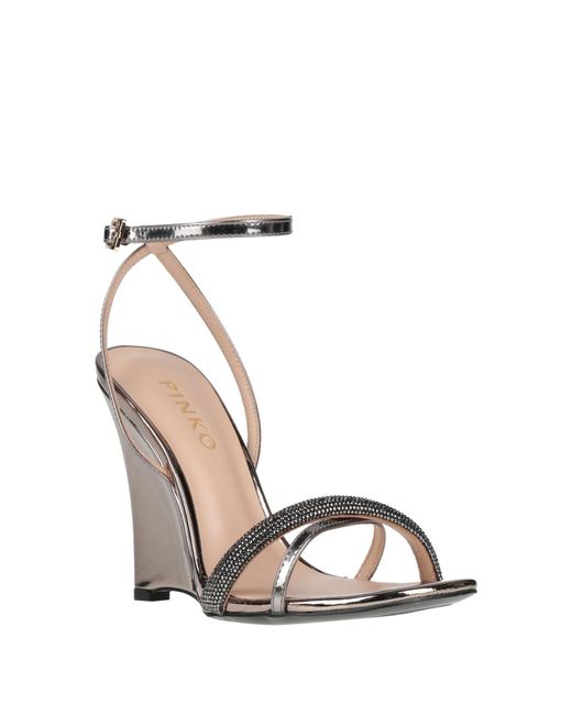 Pinko Metallic Sandals