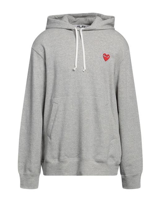 COMME DES GARÇONS PLAY Men's Gray Sweatshirt