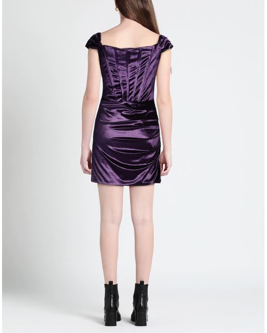 Jijil Purple Mini Dress