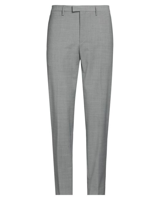 Liu Jo Gray Pants Polyester, Virgin Wool, Elastane for men