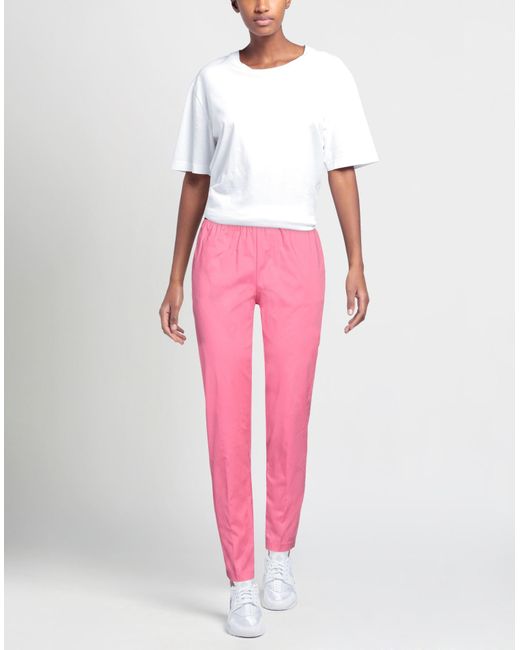 Ermanno Scervino Pink Pants Cotton, Elastane, Polyamide, Polyester