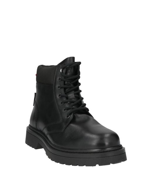 Tommy Hilfiger Black Ankle Boots for men