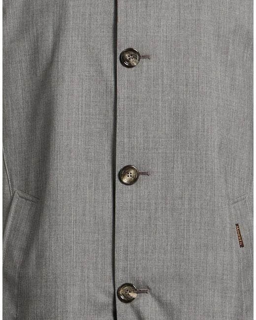 Moorer Gray Jacket Virgin Wool, Silk for men