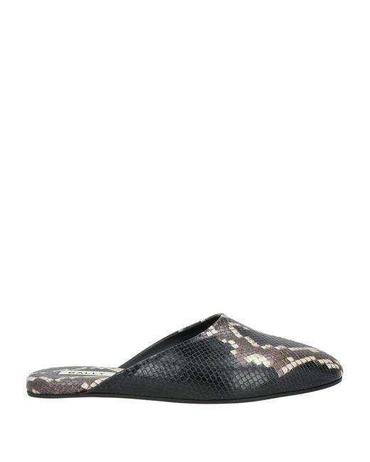 Bally Black Mules & Clogs Goat Skin for men