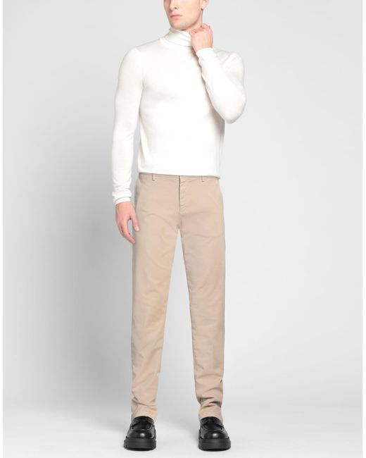 Mp Massimo Piombo Natural Trouser for men