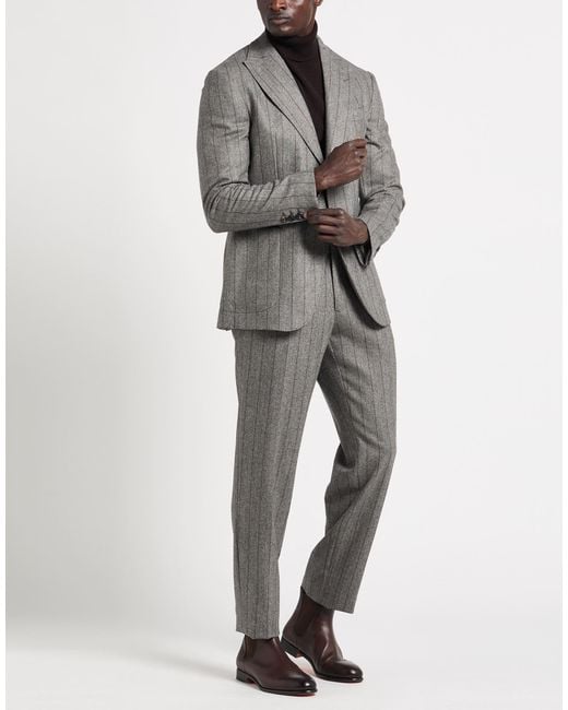 The Gigi Gray Suit Virgin Wool for men