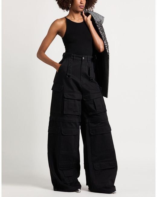 Vetements Blue Pants Cotton