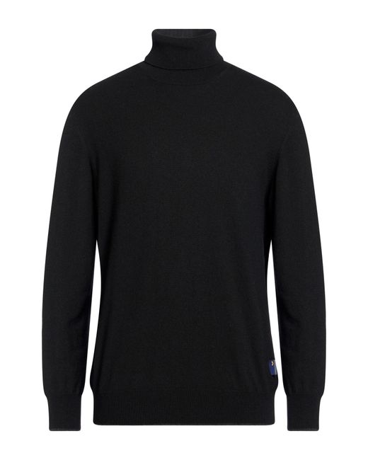Armata Di Mare Black Turtleneck Polyamide, Viscose, Wool, Cashmere for men