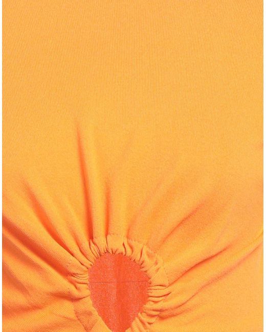 Kaos Orange Top Viscose, Polyamide