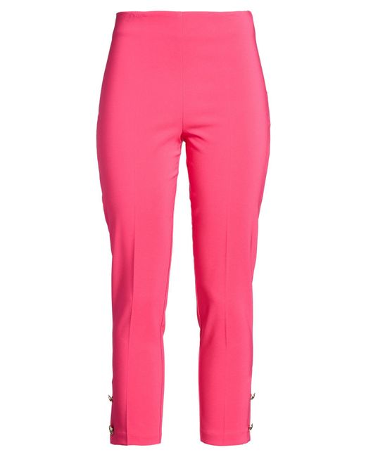 Rinascimento Pink Fuchsia Pants Polyester, Elastane