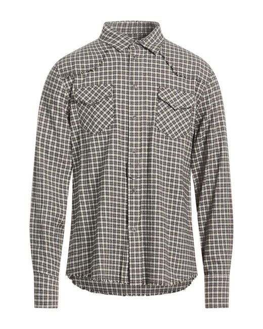 Laneus Gray Shirt Cotton for men