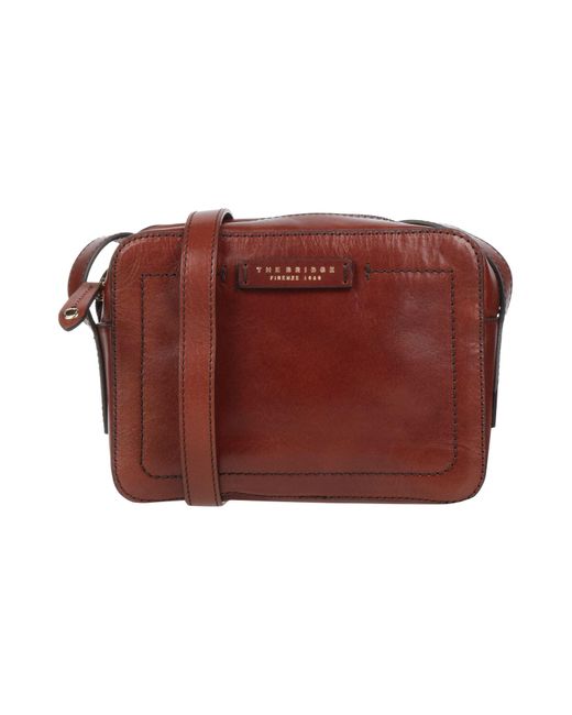 The Bridge Red Cross-Body Bag Cow Leather