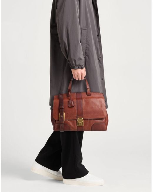 The Bridge Red Handbag for men