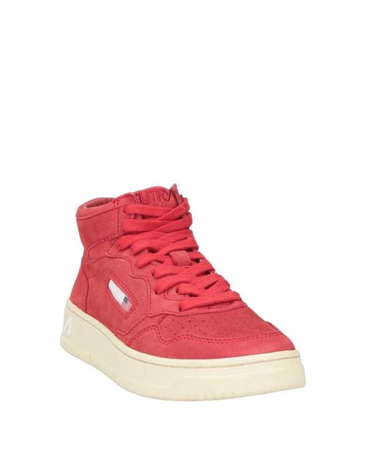 Autry Pink Sneakers Goat Skin