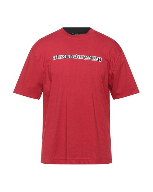 Alexander Wang Red T-shirt for men