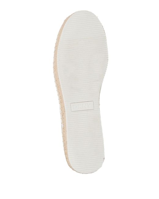 DKNY White Espadrilles Textile Fibers