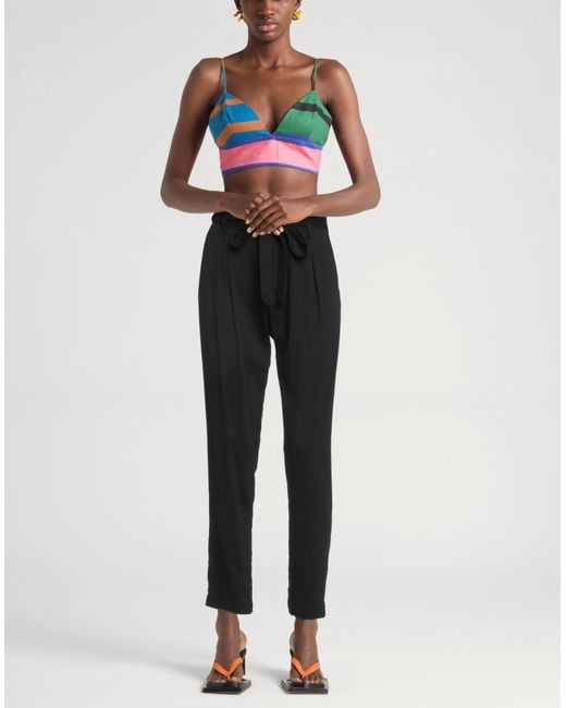 Transit Black Pants Viscose, Wool, Elastane
