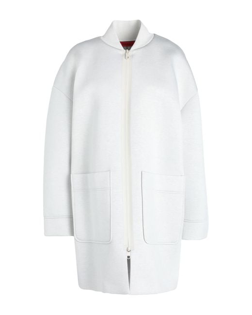 MAX&Co. White Overcoat & Trench Coat
