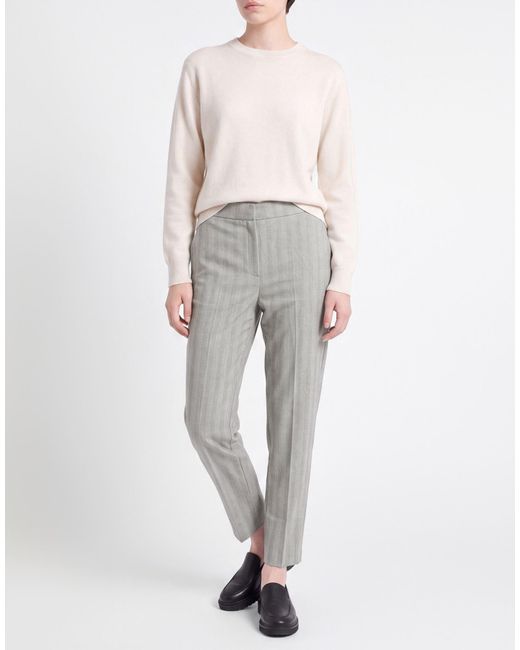 Marella Gray Pants Viscose, Polyester, Elastane